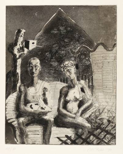 Perlet, Mathias -  -  - Paar mit Hase