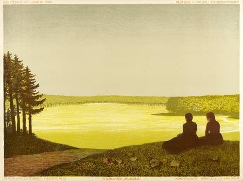 Schinnerer, Adolf -  -  - Waldwiese