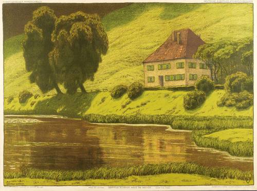 Schäfer, Gertrud -  -  - Haus am Weiher