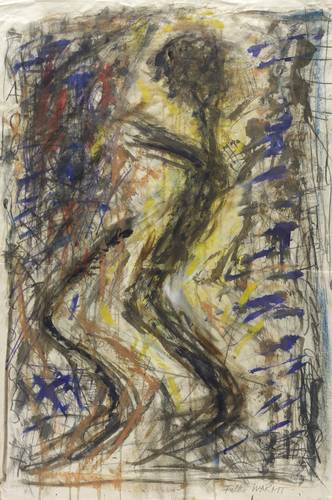 Warmt, Falko -  -  - Ohne Titel (Stehende Figur im Profil)