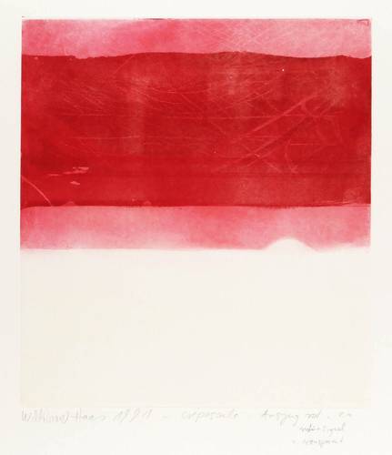 Haas, Willibrord -  -  - Crépuscule Rot (Die Dämmerung)