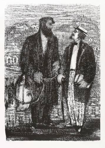 Kaplan, Anatoli - Tewje der Milchmann (Scholem Alejchem) - Tewje der Milchmann (Scholem Alejchem) - Tewje und Scholem Alejchem (Frontispiz)