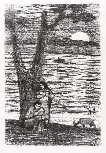 Kaplan, Anatoli - Tewje der Milchmann (Scholem Alejchem) - Tewje der Milchmann (Scholem Alejchem) - Sonnenuntergang (Pertschik und Hodel am Fluss)