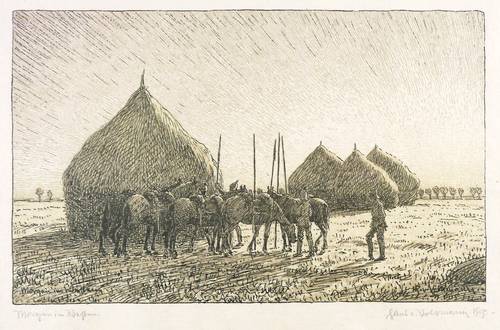 Volkmann, Hans Richard von -  -  - Morgen im Westen