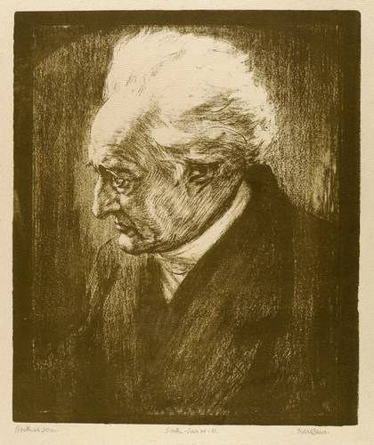 Bauer, Karl -  -  - Goethe als 80er