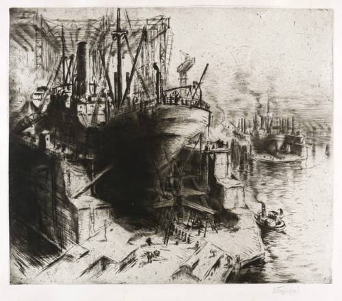 Kupferschmid, Hermann -  -  - In der Werft