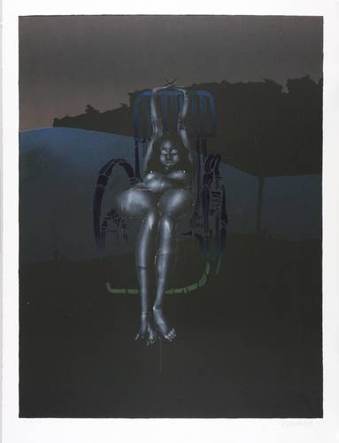 Wunderlich, Paul - Twilight - Twilight - Twilight IV Im Schaukelstuhl