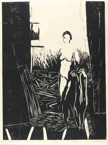 Maass, Konrad -  -  - Stehender Akt