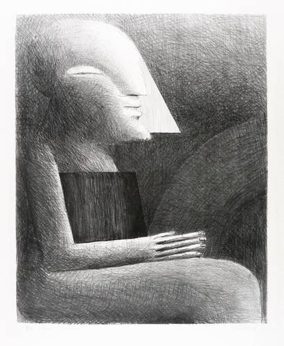 Antes, Horst -  -  - Sitzende Figur