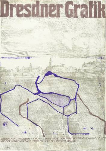 Weidensdorfer, Claus & Wittig, Werner - Ausstellungsplakat Glockenspiel-Pavillon Dresden - Ausstellungsplakat Glockenspiel-Pavillon Dresden - Dresdner Grafik