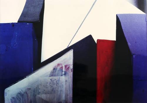 Lieberknecht, Werner - Atelier Glöckner - Atelier Glöckner - Keile in Blau und Rot