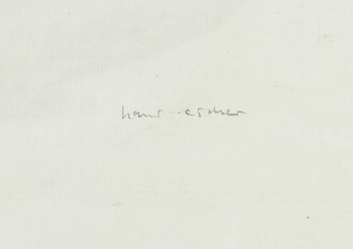 Escher, Hans -  -  - Fischerboote mit Lichtbooten und Boeglampen