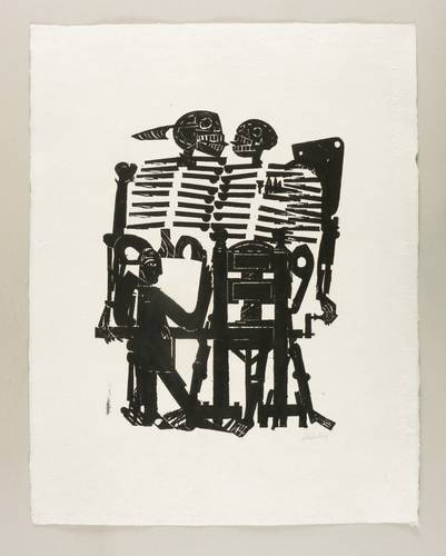Grieshaber, HAP -  -  - Tod und Drucker