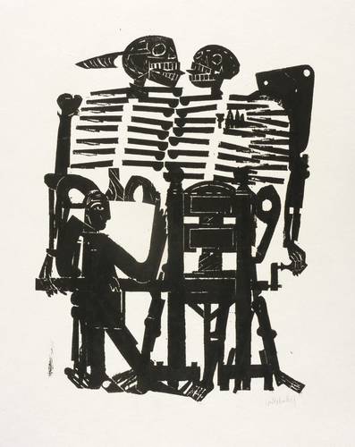 Grieshaber, HAP -  -  - Tod und Drucker
