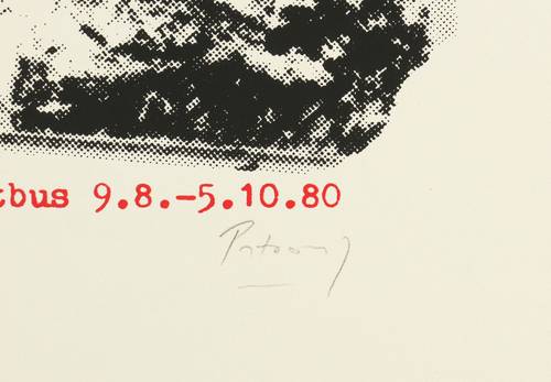 Petrovsky, Wolfgang - Ausstellungsplakat Kunstsammlung Cottbus - Ausstellungsplakat Kunstsammlung Cottbus - Gift Poison
