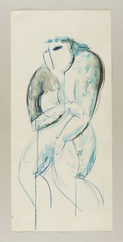 Stephan, Rosemarie (Julia) -  -  - Große weibliche Figur (wie sich duckend)