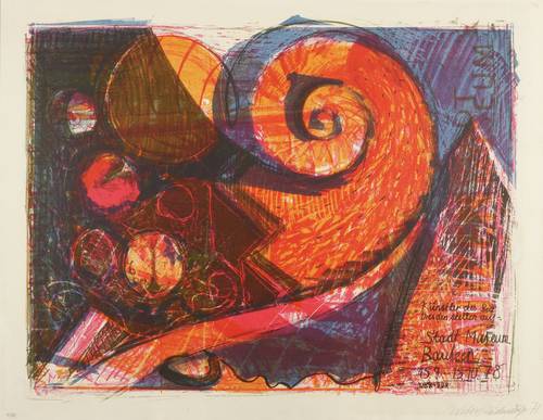 Weber, Horst & Weidensdorfer, Claus - Ausstellungsplakat Stadtmuseum Bautzen - Ausstellungsplakat Stadtmuseum Bautzen - Künstler des Bezirkes Dresden stellen aus