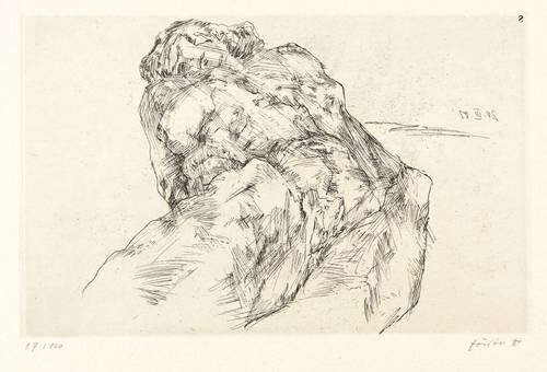 Förster, Wieland -  -  - Liegender Akt (28.VI.1981)