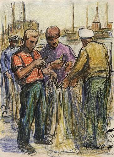 Fraaß, Erich -  -  - Netzflicker (Warnemünde)