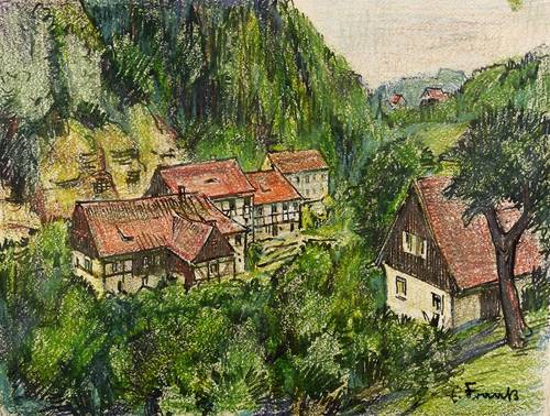 Fraaß, Erich -  -  - In der Sächsischen Schweiz (Schöna)