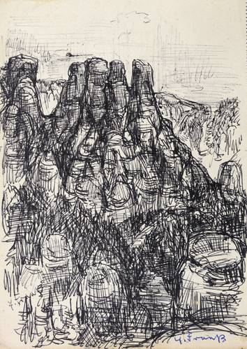 Fraaß, Erich -  -  - Gansfelsen (Sächsische Schweiz)