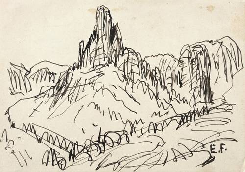 Fraaß, Erich -  -  - Felsen in der Sächsische Schweiz