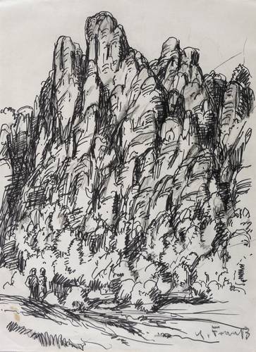 Fraaß, Erich -  -  - Am Gansfelsen (Sächsische Schweiz)