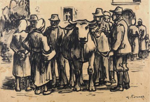 Fraaß, Erich -  -  - Viehmarkt