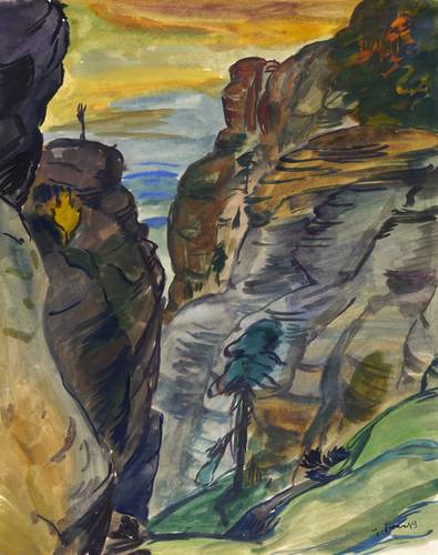 Fraaß, Erich -  -  - Felsen (Sächsische Schweiz)