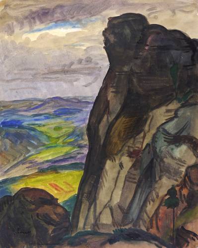 Fraaß, Erich -  -  - Am Lilienstein I (Sächsische Schweiz)