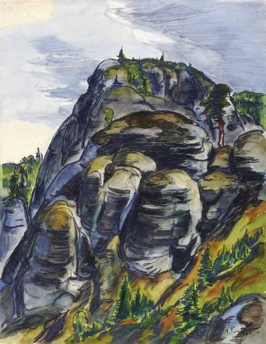 Fraaß, Erich -  -  - Felsen (Sächsische Schweiz)
