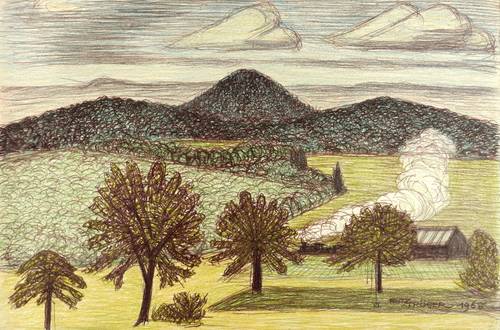 Tröger, Fritz -  -  - Berge bei Bad Brambach