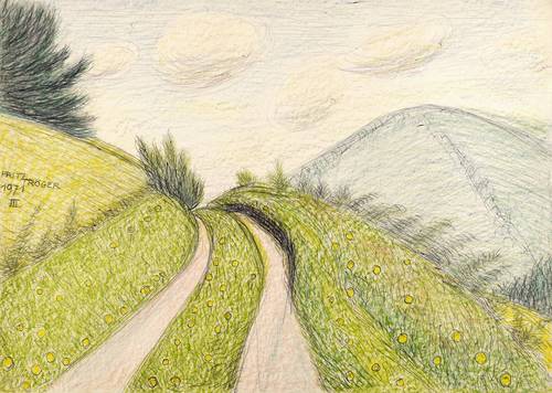 Tröger, Fritz -  -  - Feldweg