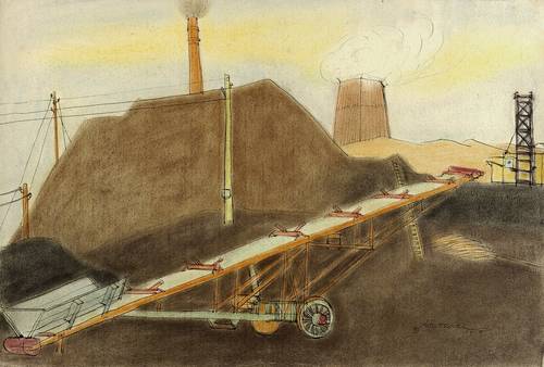 Tröger, Fritz -  -  - Im Braunkohlenwerk Piskowitz