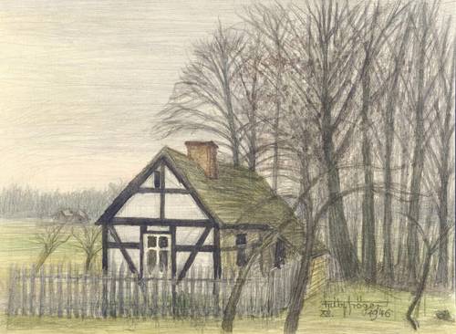 Tröger, Fritz -  -  - Kleines Haus am Wald I