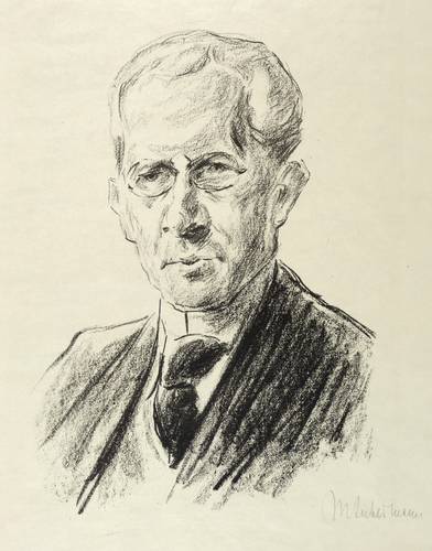 Liebermann, Max -  -  - Bildnis Arno Holz