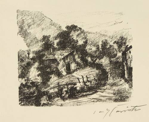 Corinth, Lovis - Schweizer Landschaften - Schweizer Landschaften - Alphütte