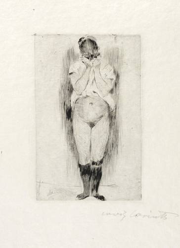 Corinth, Lovis -  -  - Weinendes Mädchen