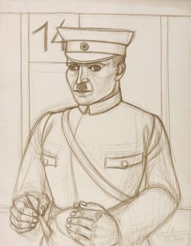 Tröger, Fritz -  -  - Dresdner Straßenbahnschaffner (Linie 14)