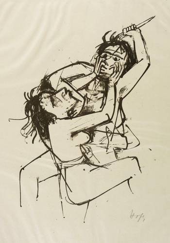 Hofer, Karl - Zenana - Zenana - Streit (Kämpfendes Paar)