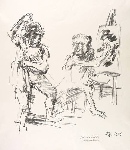 Kokoschka, Oskar -  -  - The Action Painter