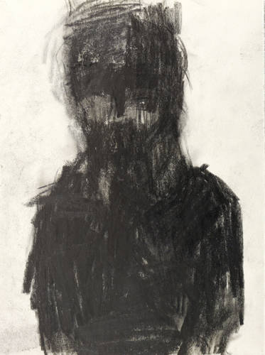 Poppe, Nadja -  -  - Ohne Titel (Kleine dunkle Gestalt)