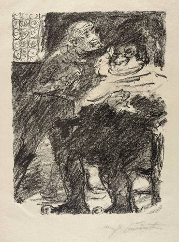 Corinth, Lovis - Martin Luther - Martin Luther - Luther und sein Barbier