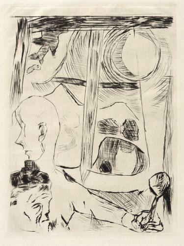 Beckmann, Max - Die Fürstin - Die Fürstin - Am Fenster