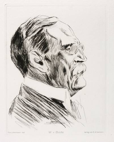 Liebermann, Max - Wilhelm von Bode - Wilhelm von Bode - Porträt Geheimer Rat Bode