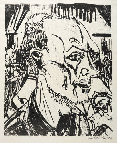 Heckel, Erich -  -  - Irrer Soldat