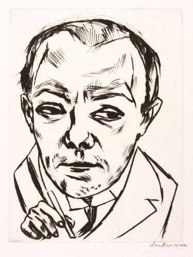 Beckmann, Max -  -  - Selbstbildnis