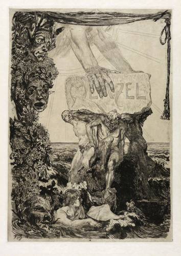 Klinger, Max -  -  - Das Menzelfestblatt