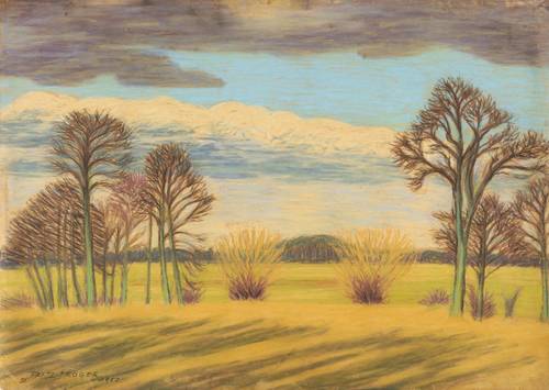Tröger, Fritz -  -  - Märzlandschaft (Niederlausitz)