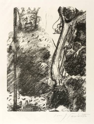 Corinth, Lovis - Saul und David - Saul und David - David vor Saul